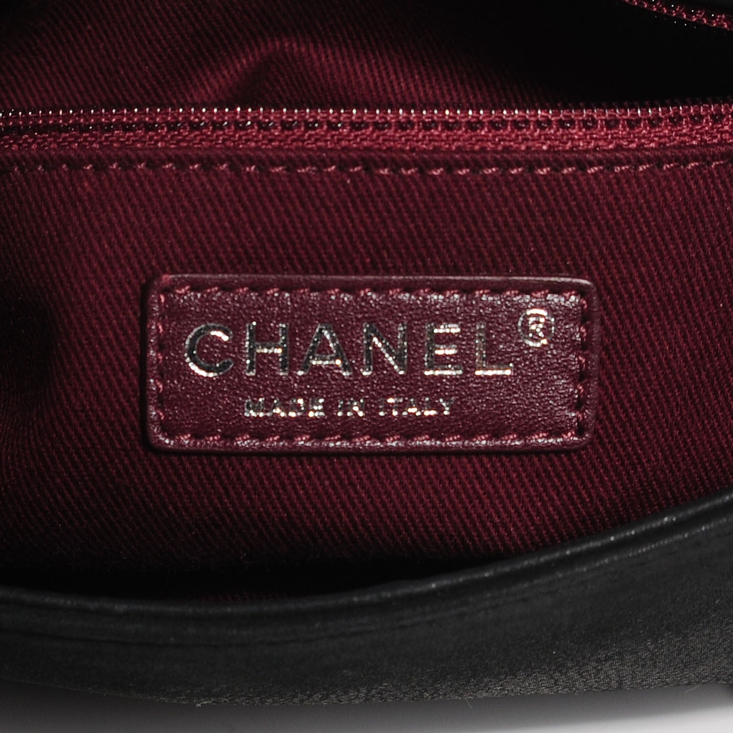 Chanel Calfskin Diamond Embossed New Chic Flap Black 7 of 9