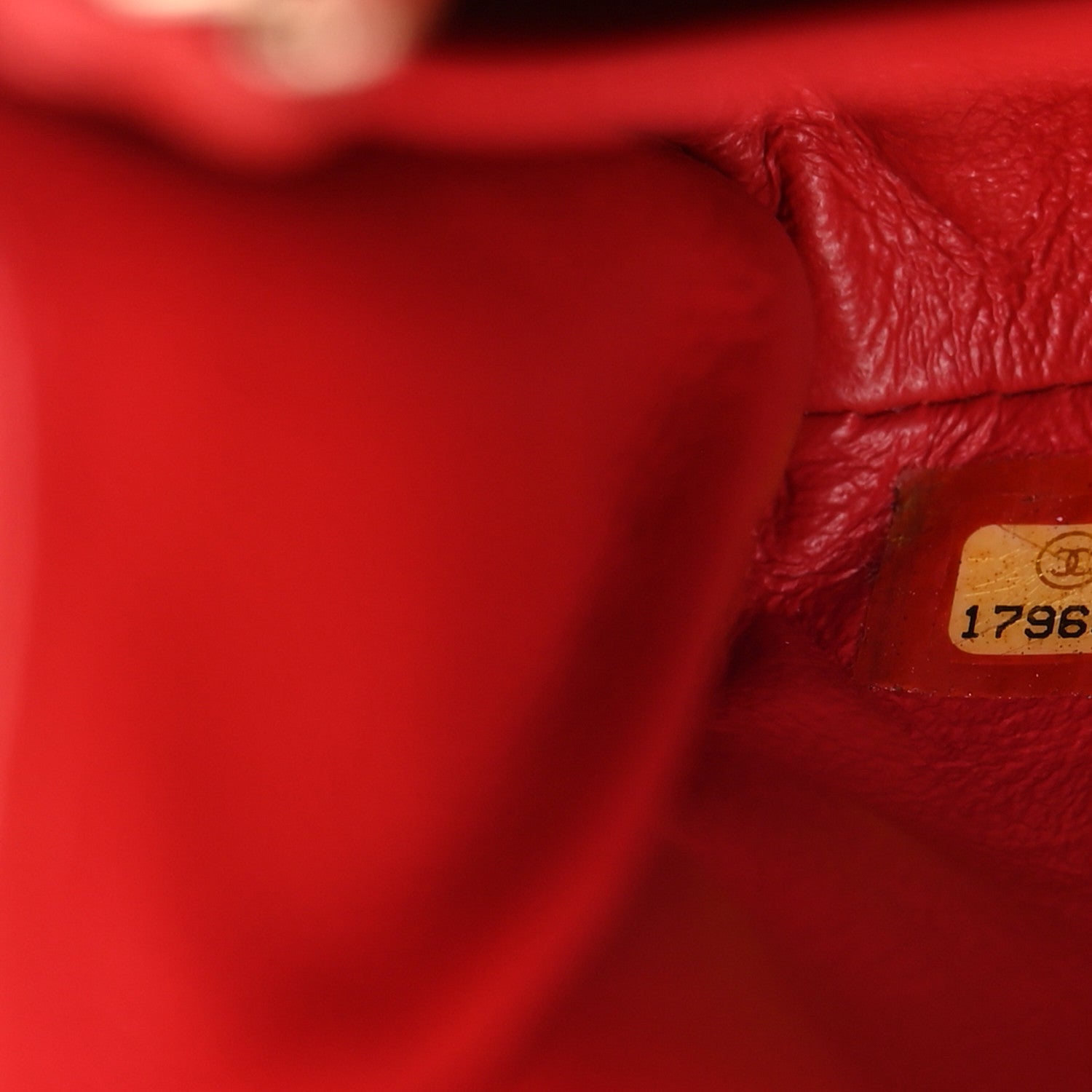 Chanel Lambskin Quilted Clutch with Chain Flap Red 7 of 15