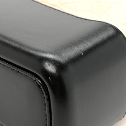 Chanel Aged Calfskin Quilted Large Gabrielle Hobo Beige Black 12 of 14