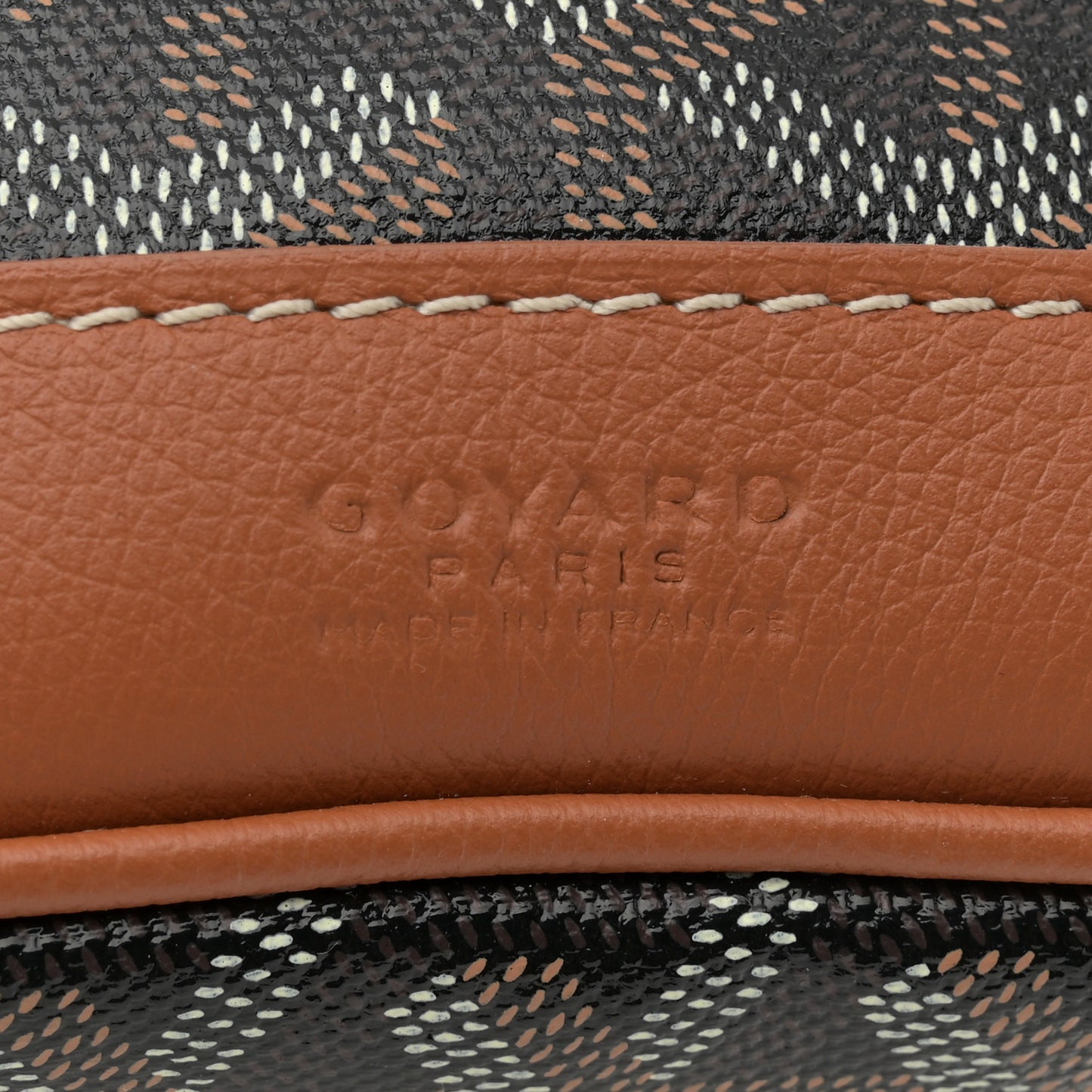 Goyardine Petit Flot Bucket Bag PM Black Gold