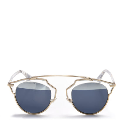 Christian Dior Mirrored So Real Sunglasses Gold 2 of 7