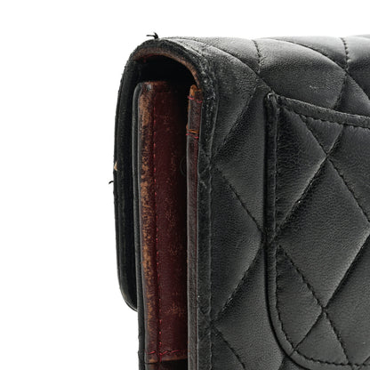 Chanel Lambskin Quilted Large Flap Wallet Black 13 of 13
