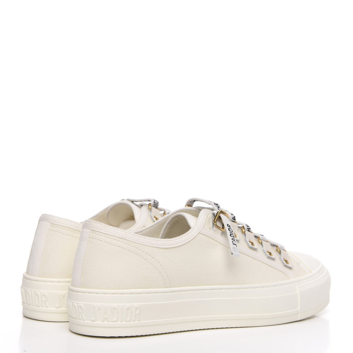 Canvas Walk'n Dior Low Top Sneakers 36 White
