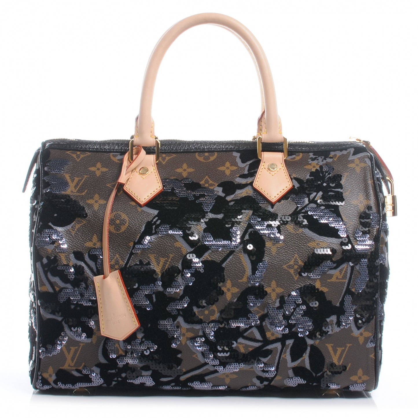 Monogram Fleur De Jais Sequins Speedy 30
