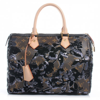 Louis Vuitton Monogram Fleur De Jais Sequins Speedy 30 1 of 7