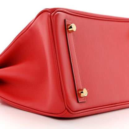 Hermes Swift Birkin 25 Rouge Tomate 9 of 12