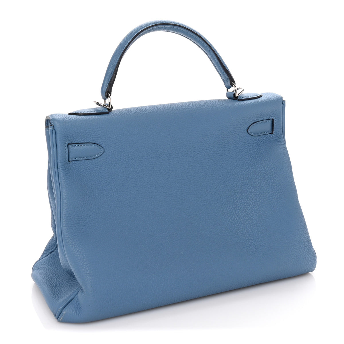 Hermes Togo Kelly Retourne 32 Bleu Azur 2 of 8