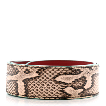 Fendi Shiny Snakeskin Vitello Dolce Strap You Cipria Ribes 2 of 4