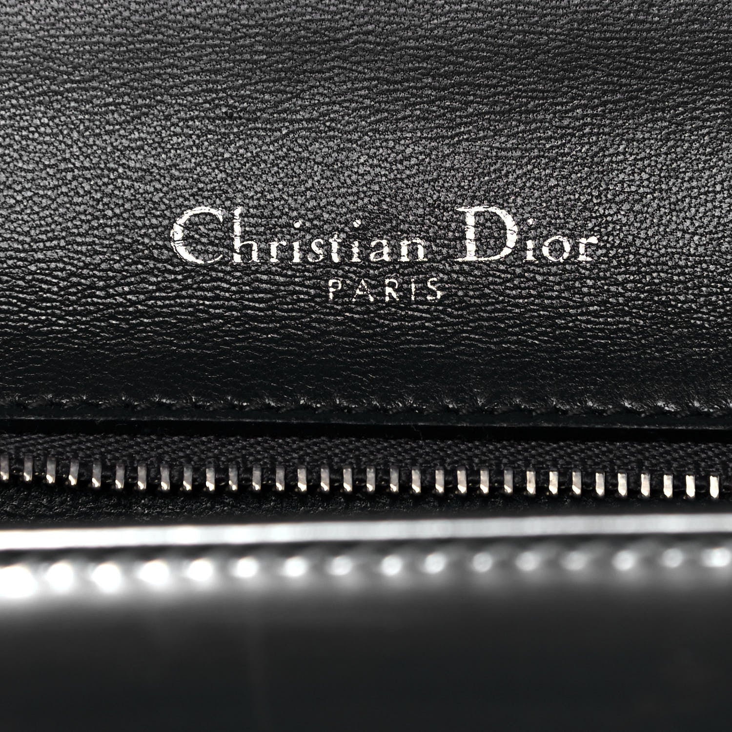 Christian Dior Metallic Patent Micro-Cannage Medium Diorama Flap Bag Silver 10 of 18