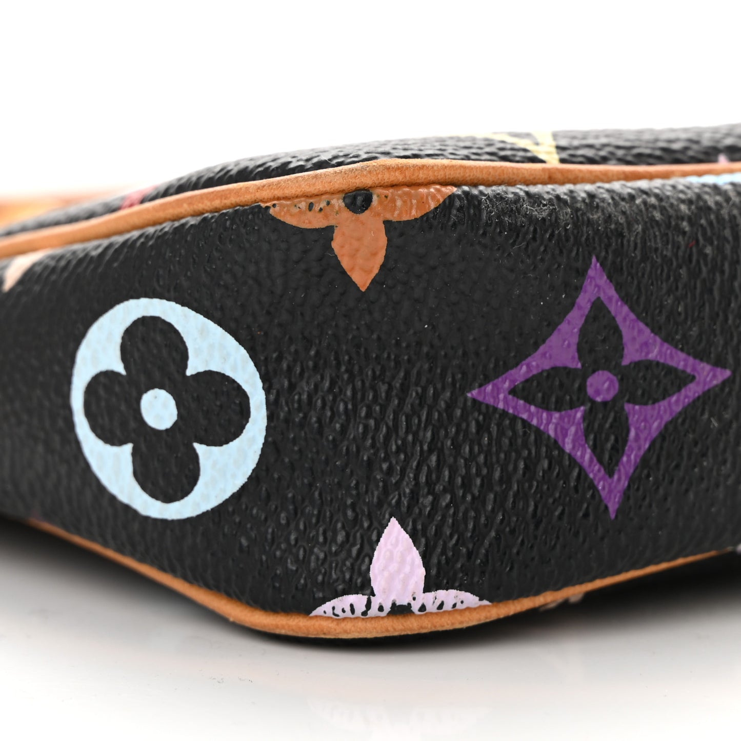 Monogram Multicolor Pochette Accessories Black