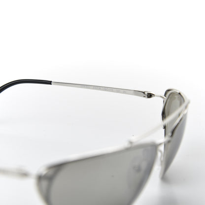 Prada Cat Eye Sunglasses SPR 62V Silver 6 of 8