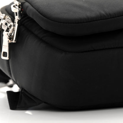 Prada Tessuto Nylon Pocket Top Handle Cargo Backpack Black 9 of 16