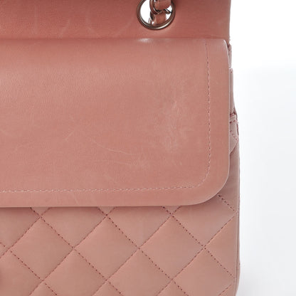 Chanel Lambskin Quilted Medium Double Flap Light Pink 6 of 14