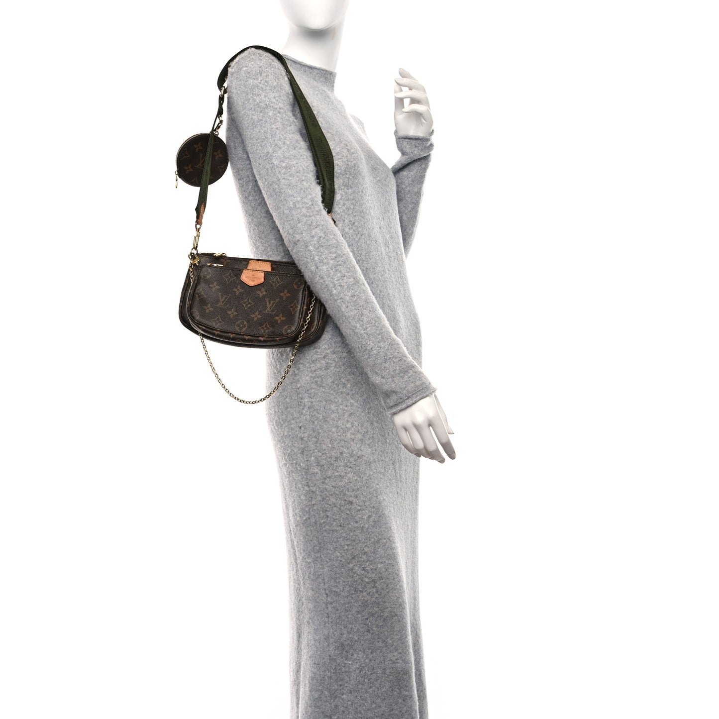 Monogram Multi Pochette Accessories Kaki