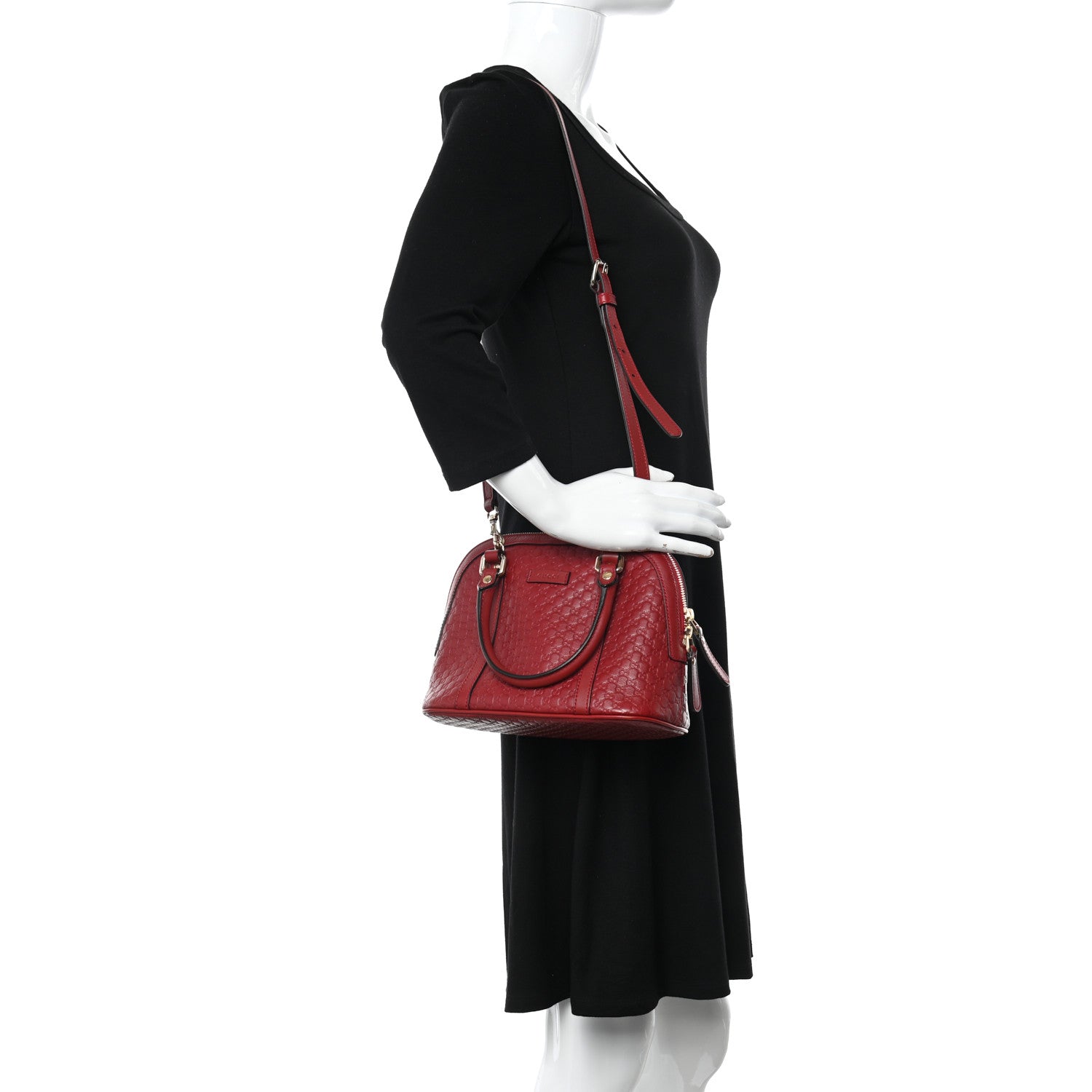 Gucci Soft Microguccissima Mini Dome Bag Rosso 2 of 12