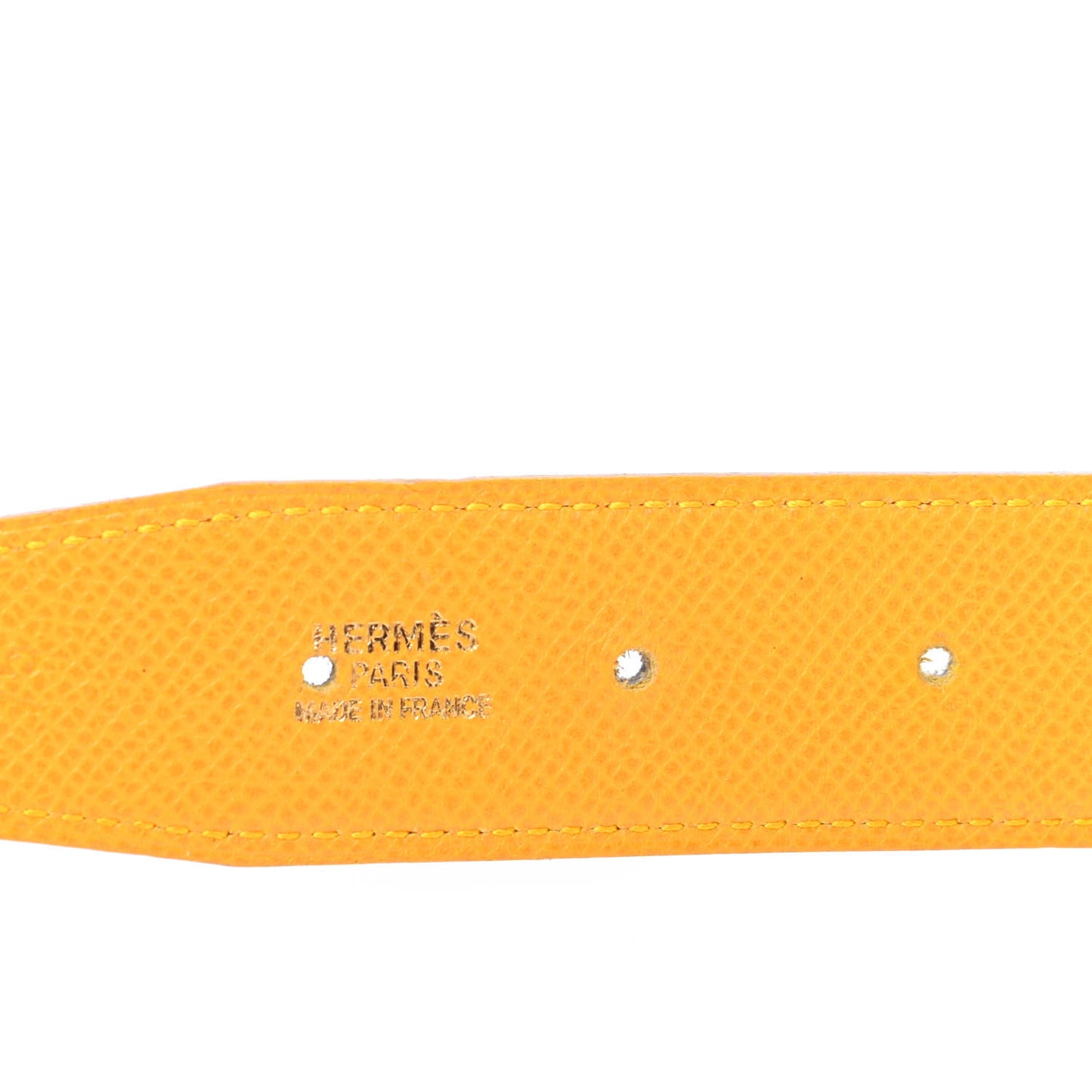 Box Epsom 32mm H Belt 75 Black Jaune