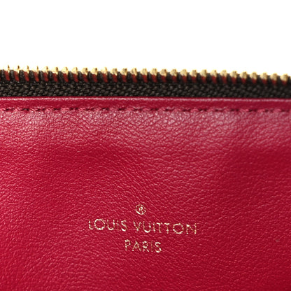 Louis Vuitton Monogram Felicie Chain Wallet Zippered Insert Fuchsia 7 of 7