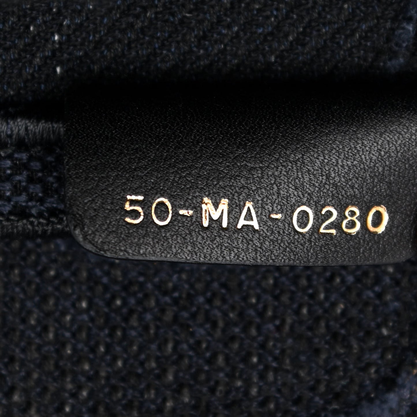 Canvas Embroidered Camouflage Saddle Bag Blue