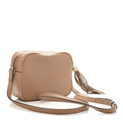 Gucci Pebbled Calfskin Small Soho Disco Bag Camelia 3 of 11