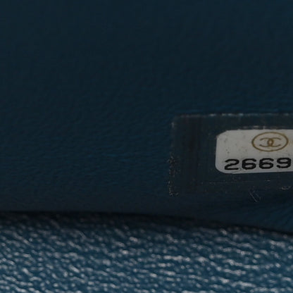 Chanel Caviar Quilted Business Affinity Backpack Blue 6 of 9