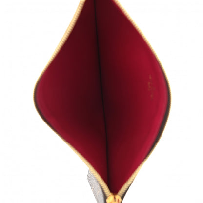 Louis Vuitton Monogram Felicie Chain Wallet Zippered Insert Fuchsia 5 of 7