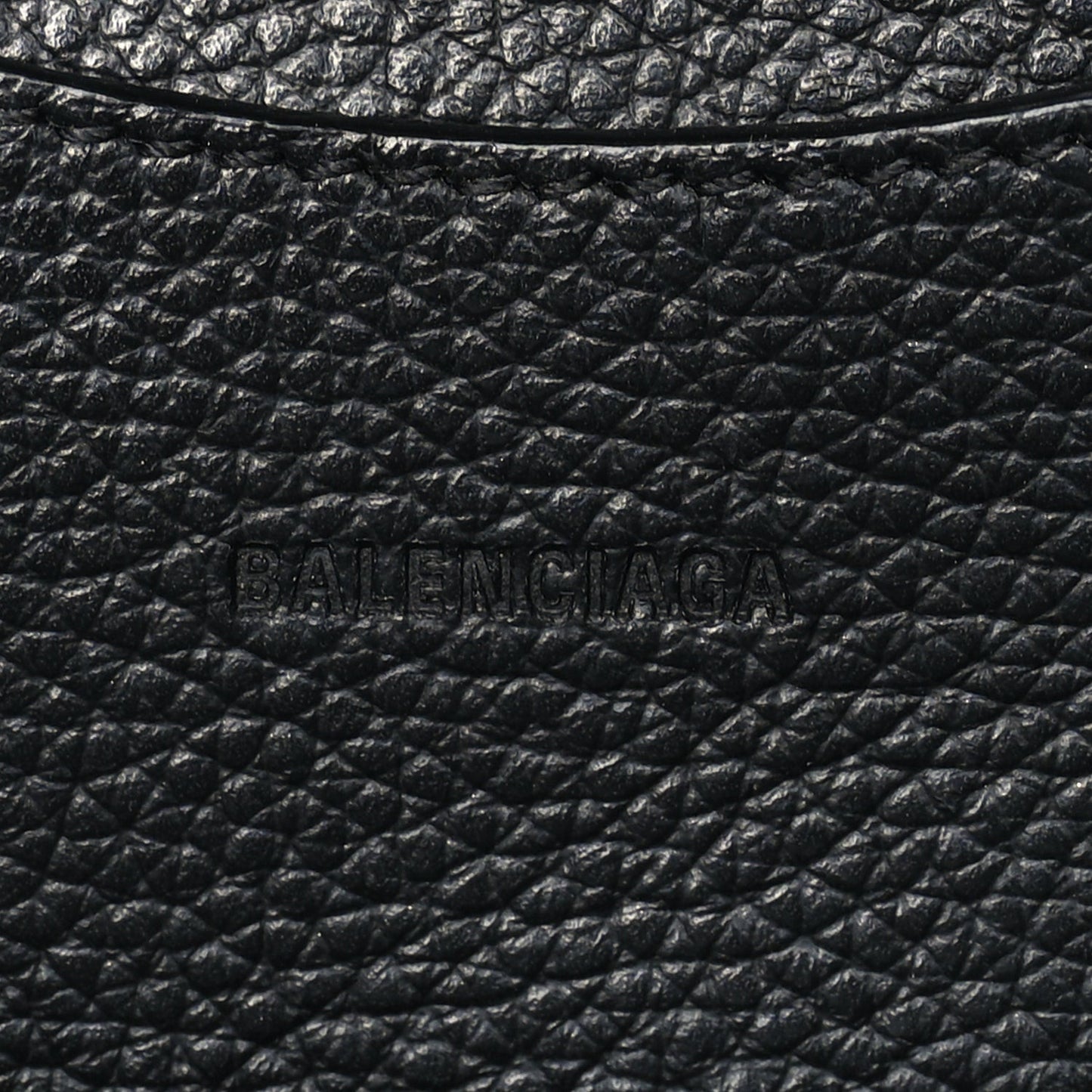 Grained Calfskin Neo Classic Black Hardware Mini City Black Black