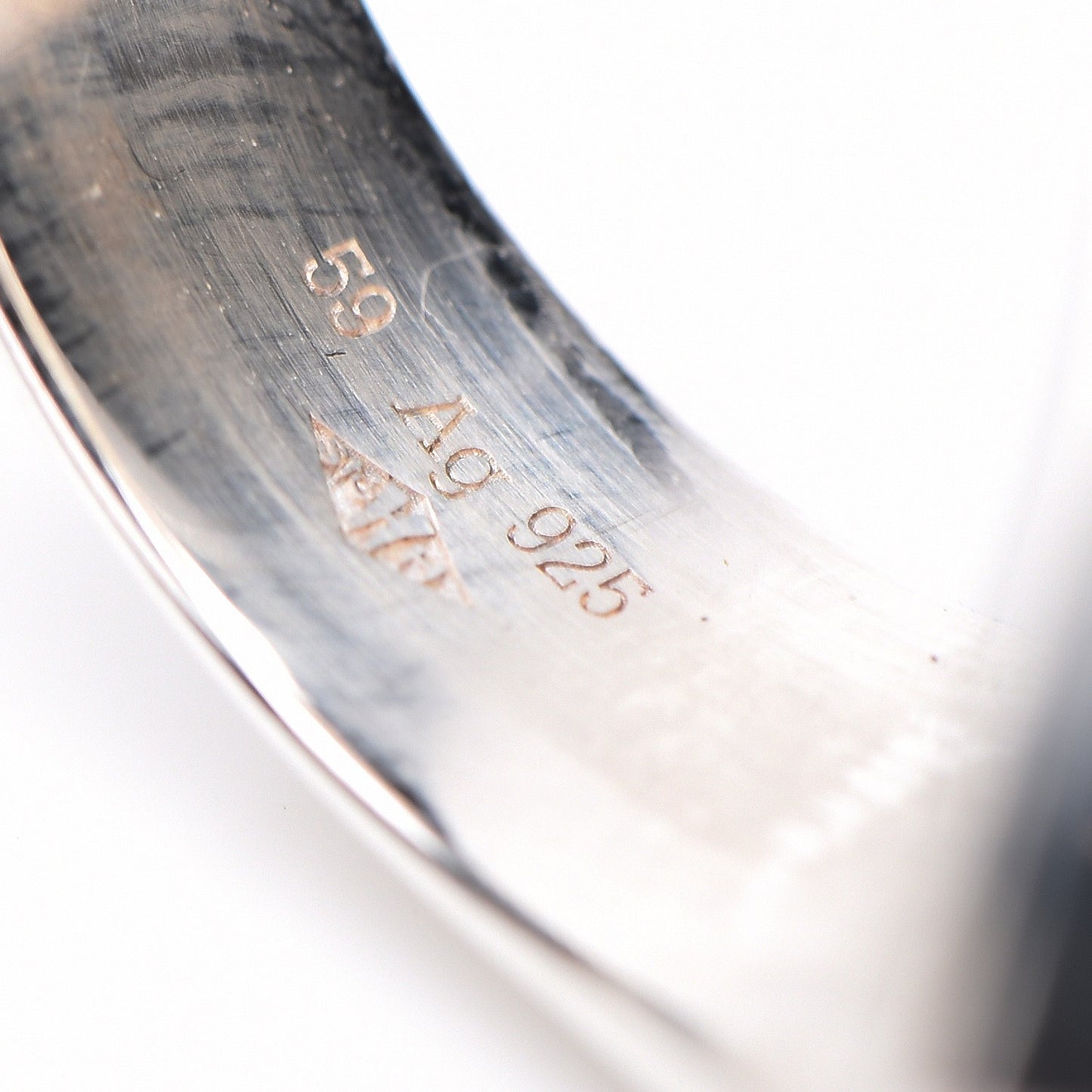 Sterling Silver Large Galop Ring 59 8.75