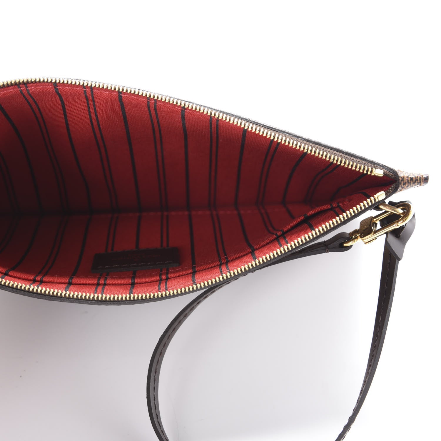 Louis Vuitton Damier Ebene Neverfull MM GM Pochette 5 of 9