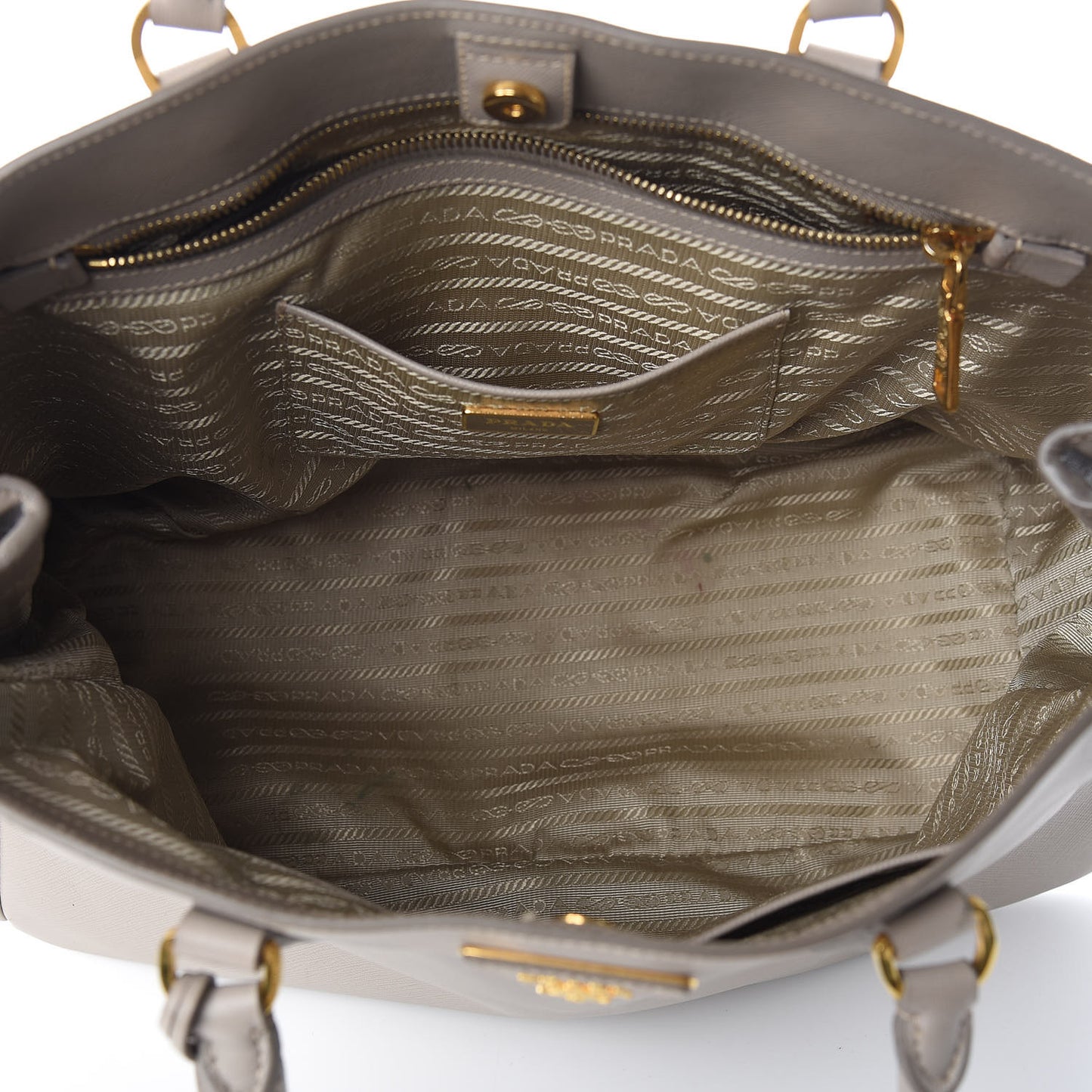 Saffiano Lux Large Tote Argilla