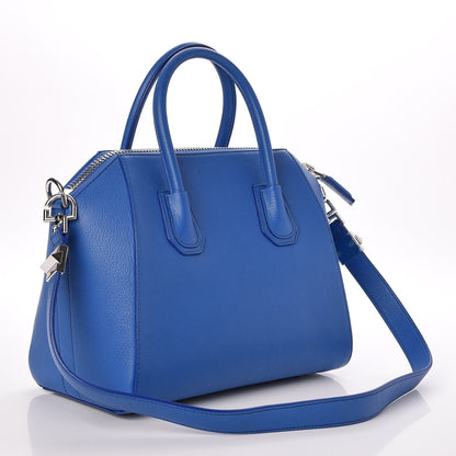Givenchy Sugar Goatskin Small Antigona Indigo Blue 3 of 7