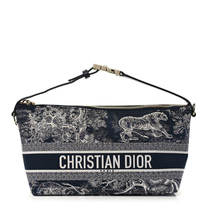 Christian Dior Technical Fabric Toile De Jouy DiorTravel Nomad Pouch 1 of 9