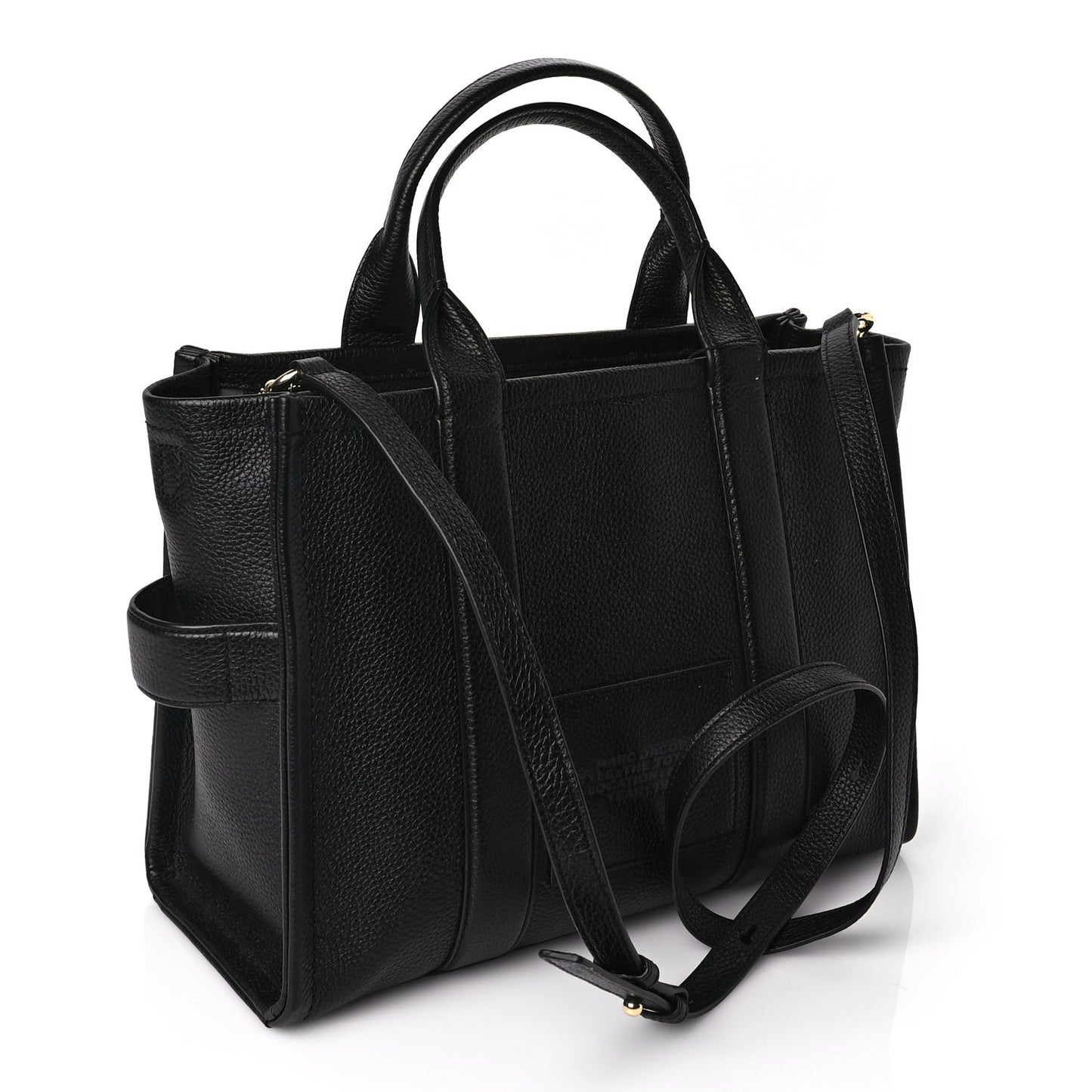 Grained Calfskin Medium The Tote Bag Black