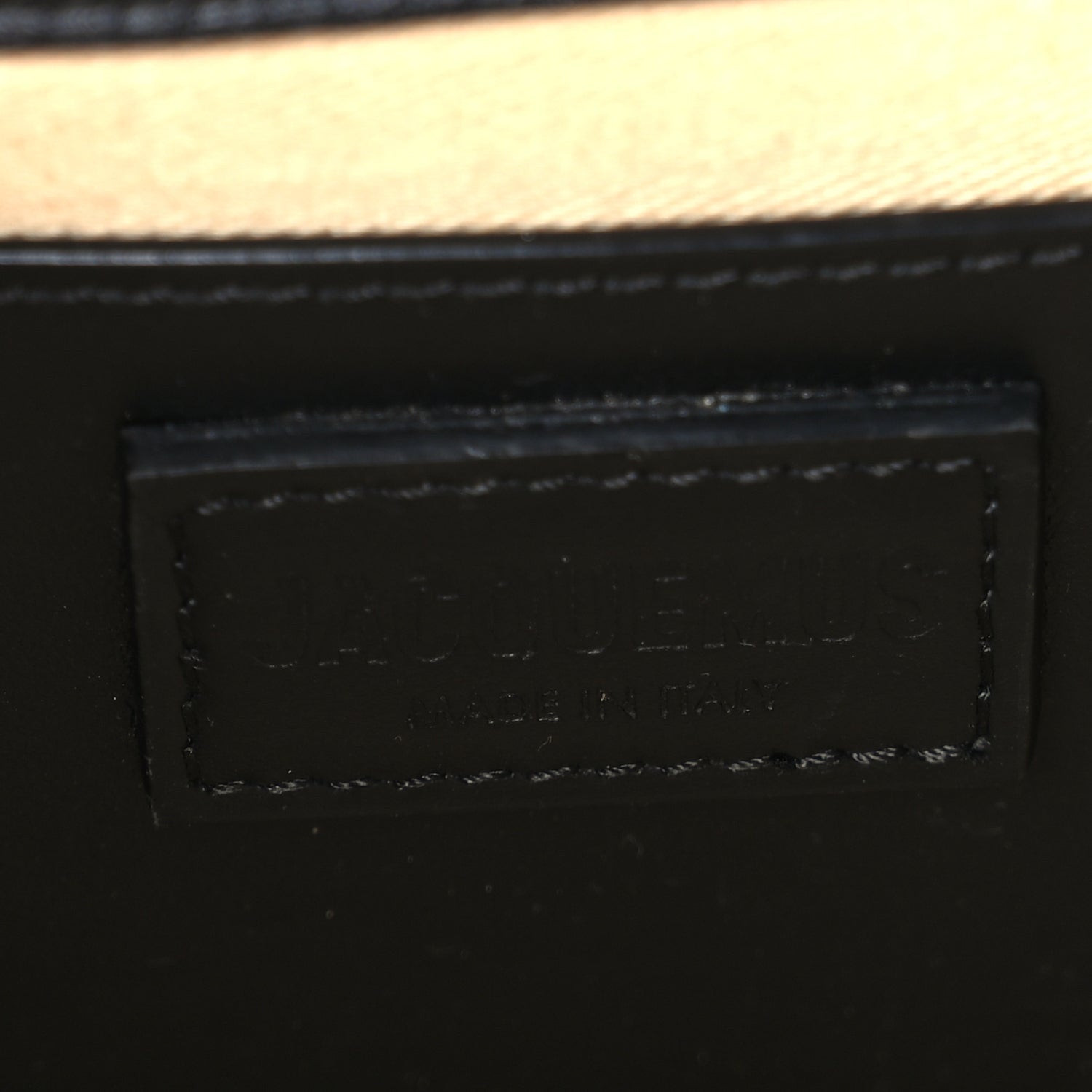 Jacquemus Smooth Calfskin Le Grand Bambino  Black 5 of 8