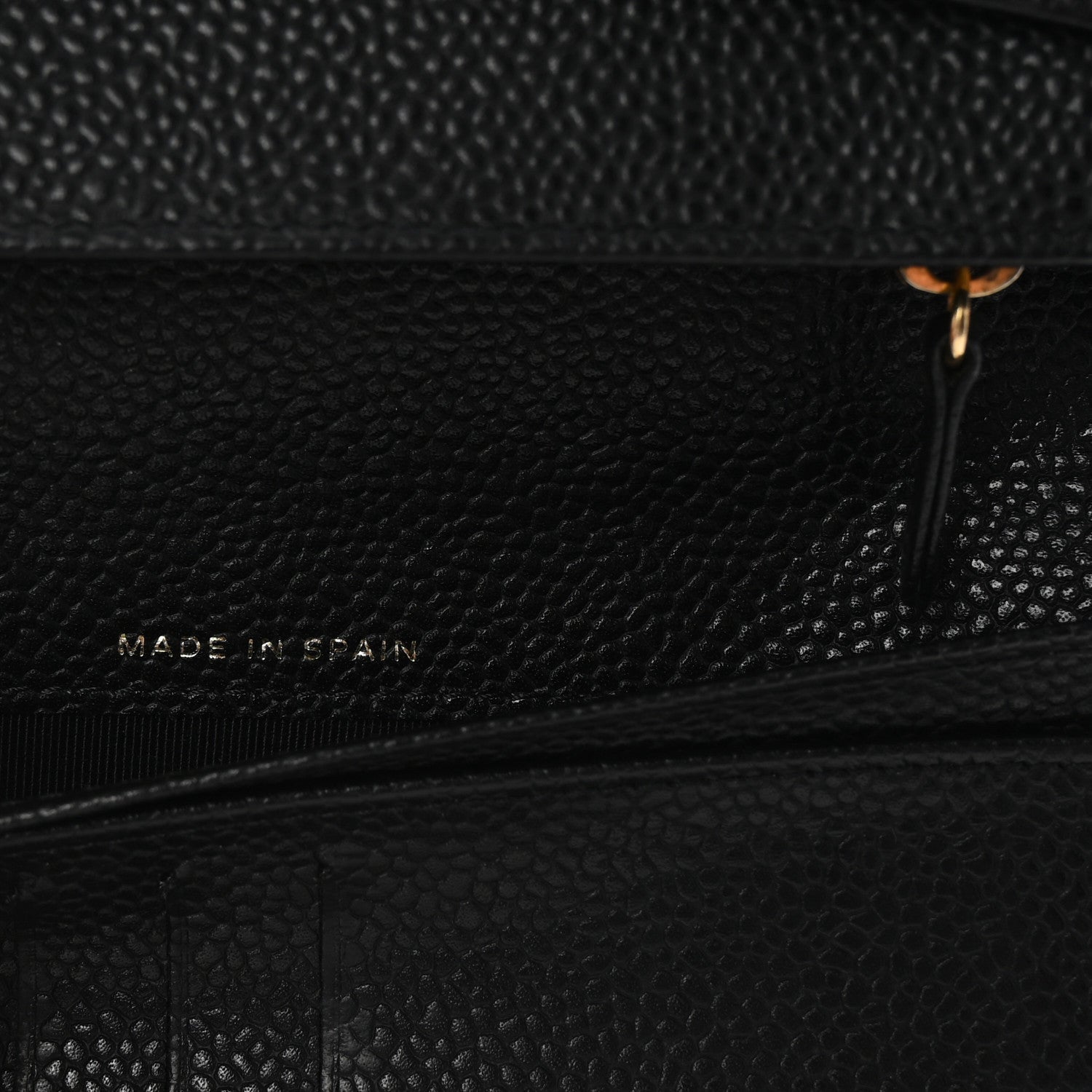 Chanel Caviar Quilted Yen Wallet Black 7 of 7