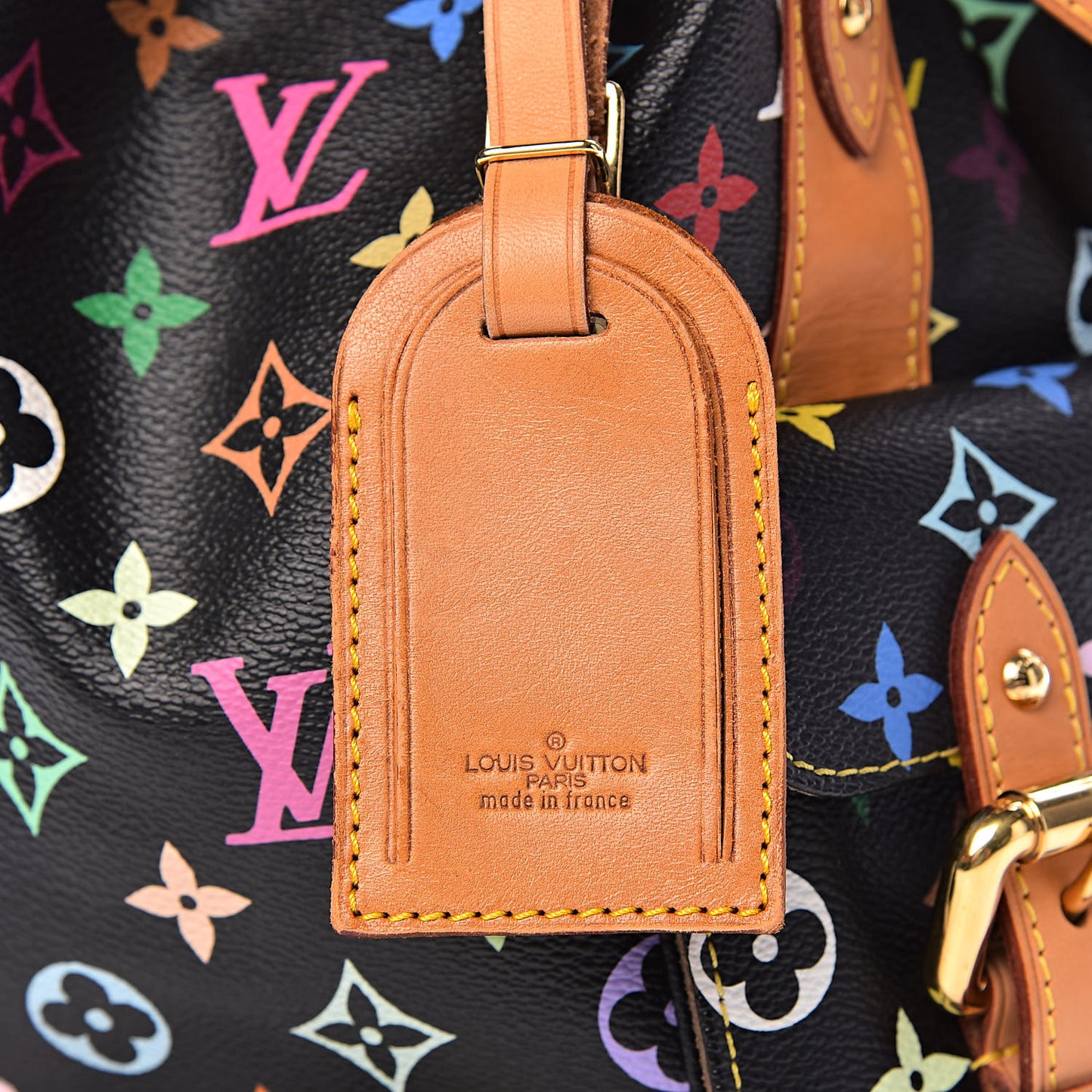 Monogram Multicolor Petit Noe Black