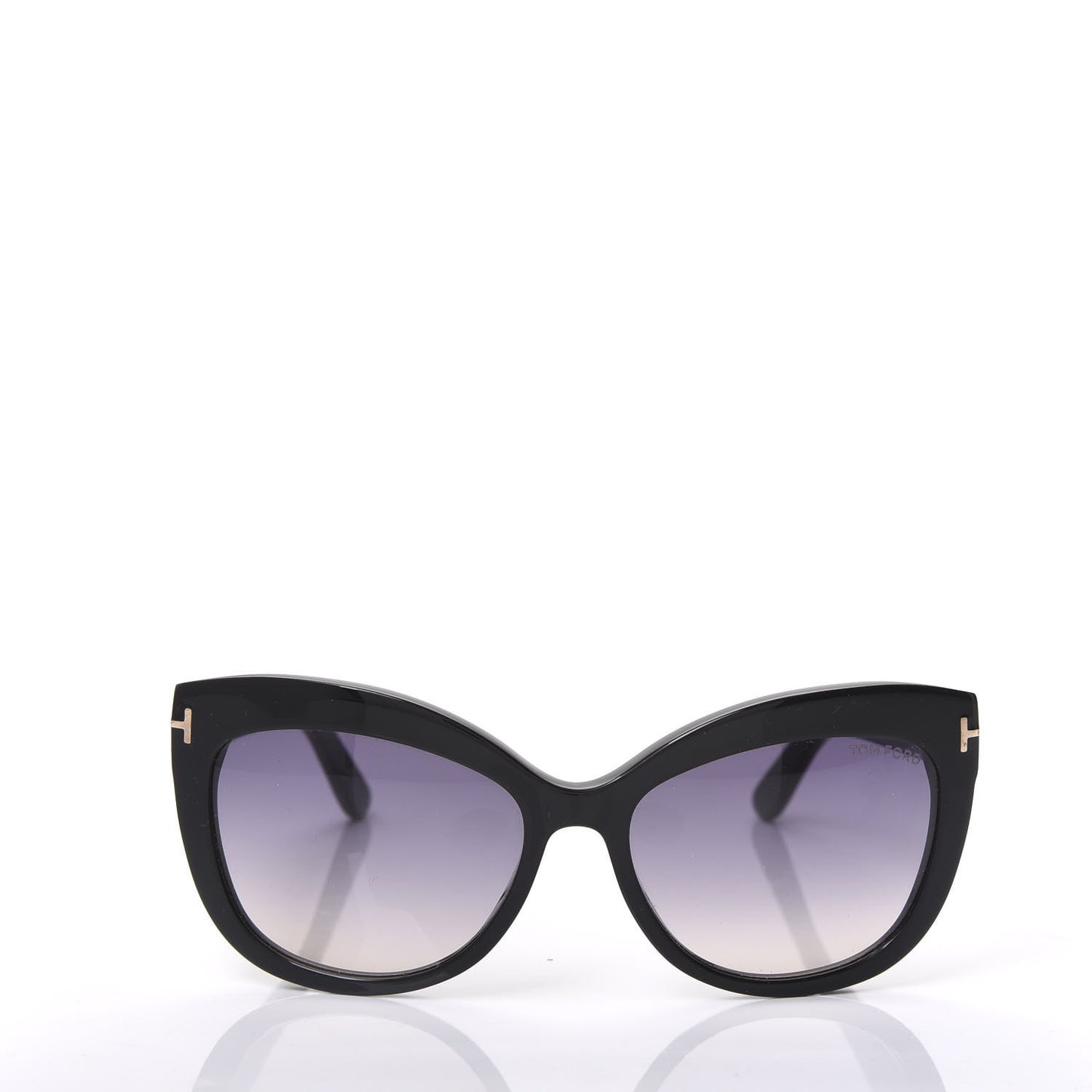 Acetate Alistair Cat Eye Sunglasses TF524 Black