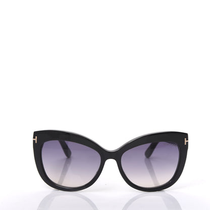 Tom Ford Acetate Alistair Cat Eye Sunglasses TF524 Black 2 of 8