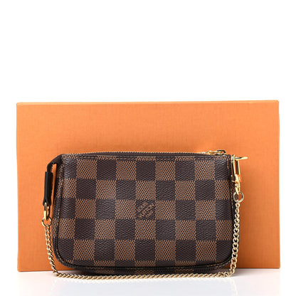 Louis Vuitton Damier Ebene Mini Pochette Accessories 8 of 8