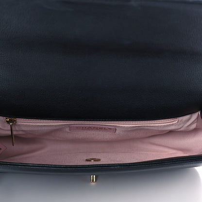 Chanel Caviar Quilted Large Studded Flap Black 4 of 10