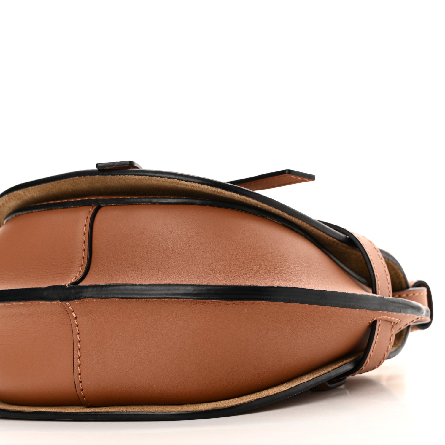 Loewe Calfskin Jacquard Mini Gate Dual Bag Tan 9 of 9