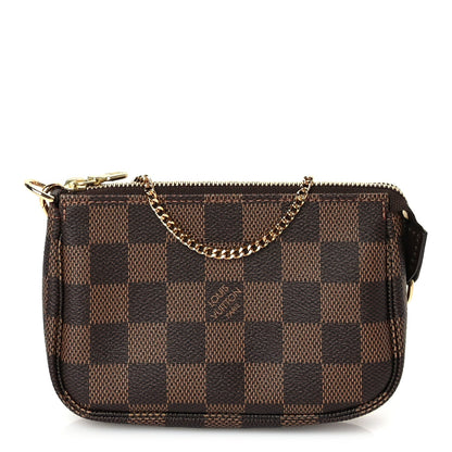 Louis Vuitton Damier Ebene Mini Pochette Accessories 1 of 6