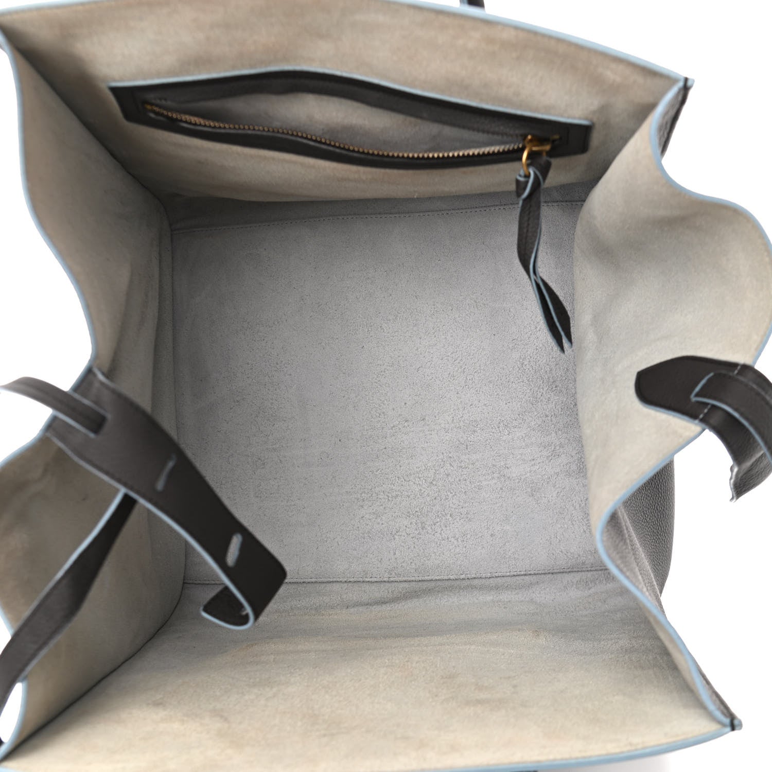 Celine Baby Grained Calfskin Medium Phantom Luggage Anthracite 5 of 17