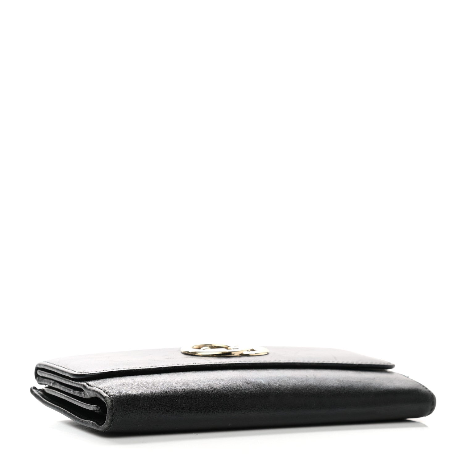 Gucci Calfskin Britt Continental Wallet Black 4 of 10