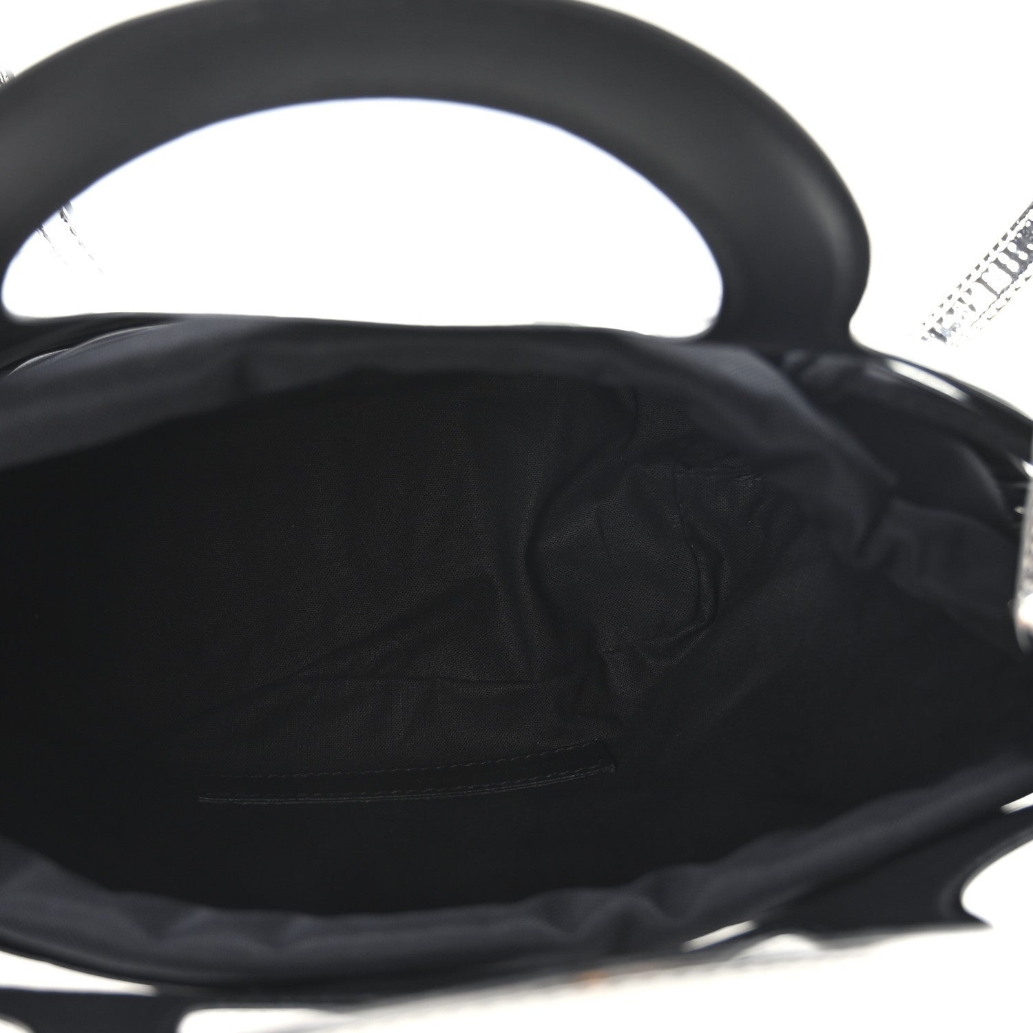 Balenciaga Patent Metallic Calfskin Small Neo Basket Tote Silver 5 of 7