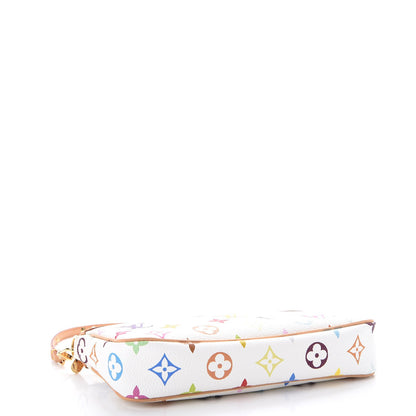 Louis Vuitton Monogram Multicolor Pochette Accessories White 4 of 9