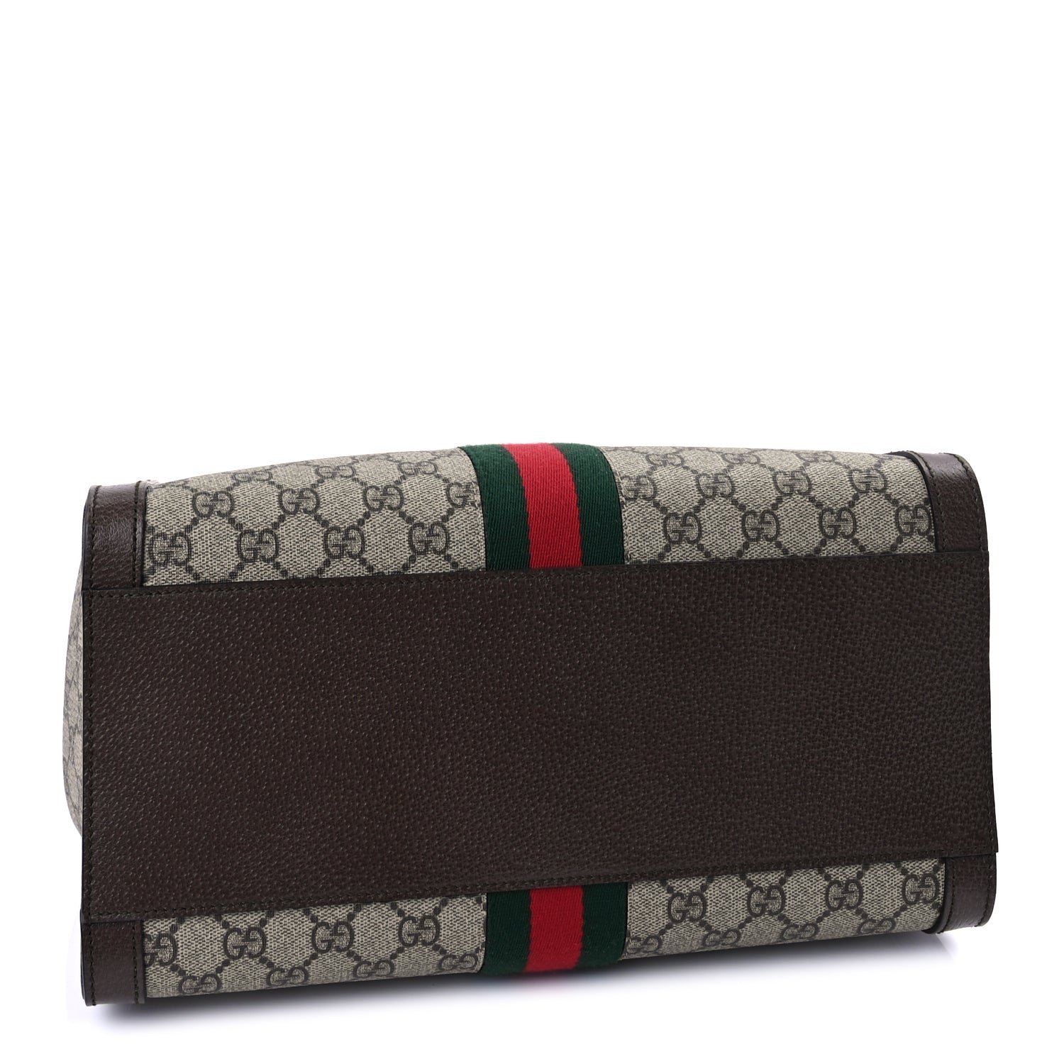 Gucci GG Supreme Monogram Web Medium Ophidia Tote Bag  Brown 3 of 8