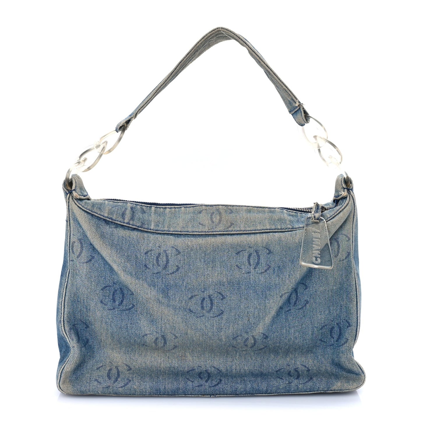 Denim CC Small Hobo Light Blue