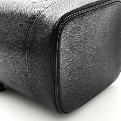 Chanel Caviar Vanity Cosmetic Case Black 8 of 9