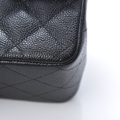 Chanel Caviar Quilted Jumbo Double Flap Black 11 of 12