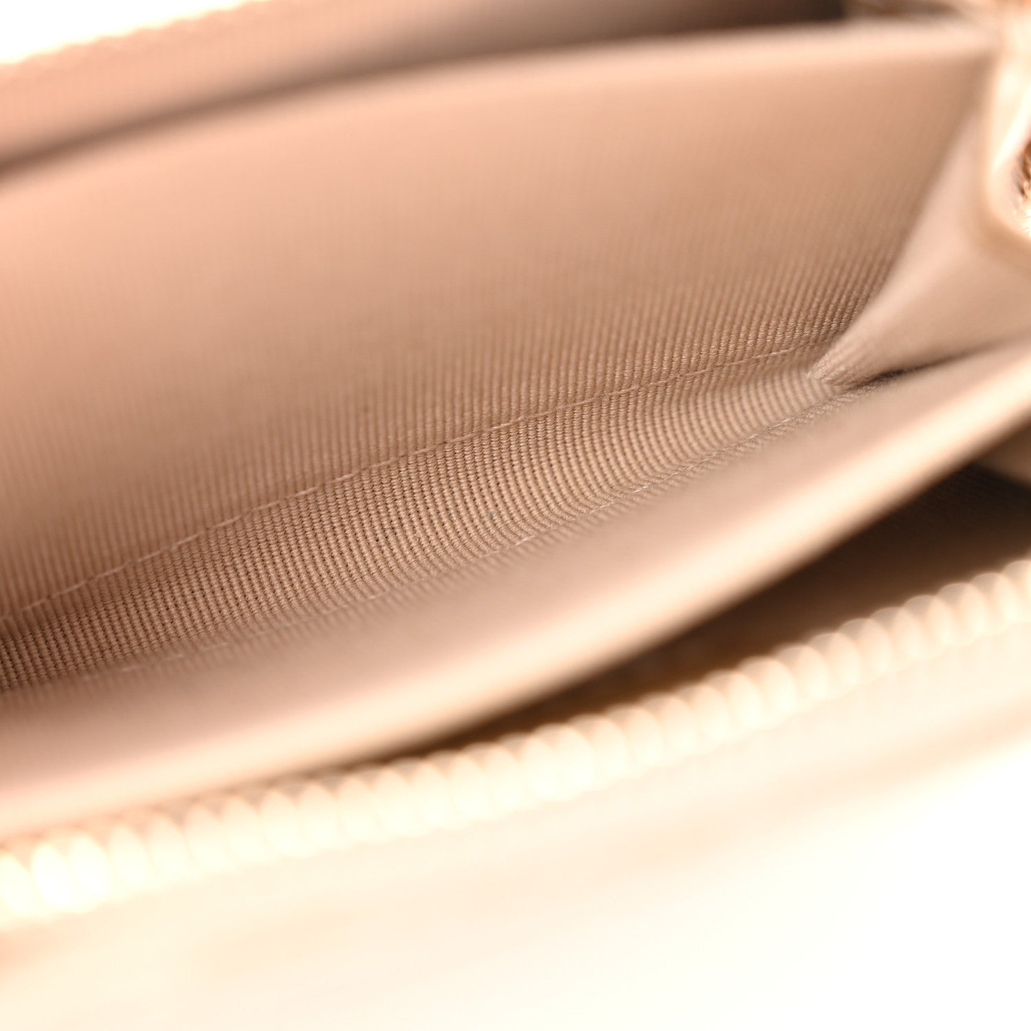 Chanel Metallic Lambskin Quilted Chanel 19 Zip Around Coin Purse Wallet Gold 9 of 13